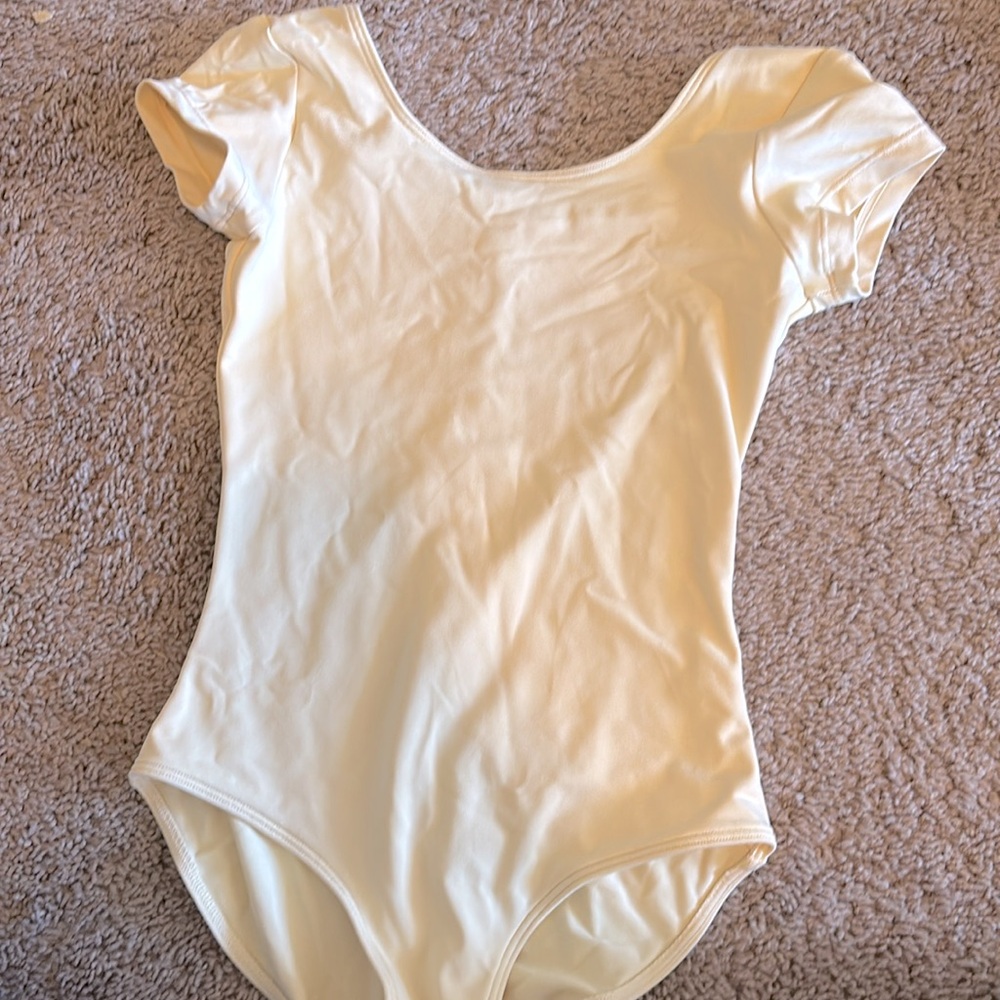 Baby yellow leotard for girls
